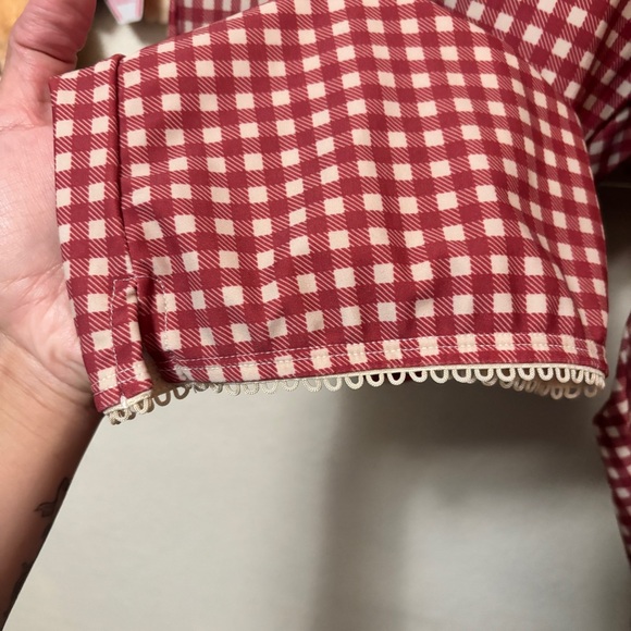 NWT Jaded London Freda Gingham Swim Capri Trousers Size 8 - Picture 7 of 8